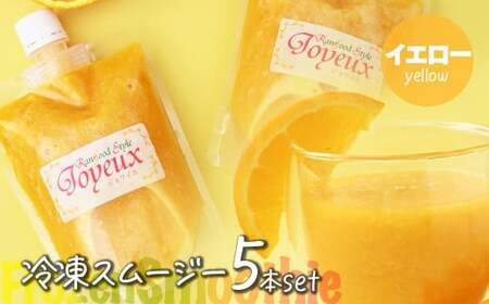 スムージー【イエロー】冷凍スムージー 250g 5本セット 埼玉県 上尾市
