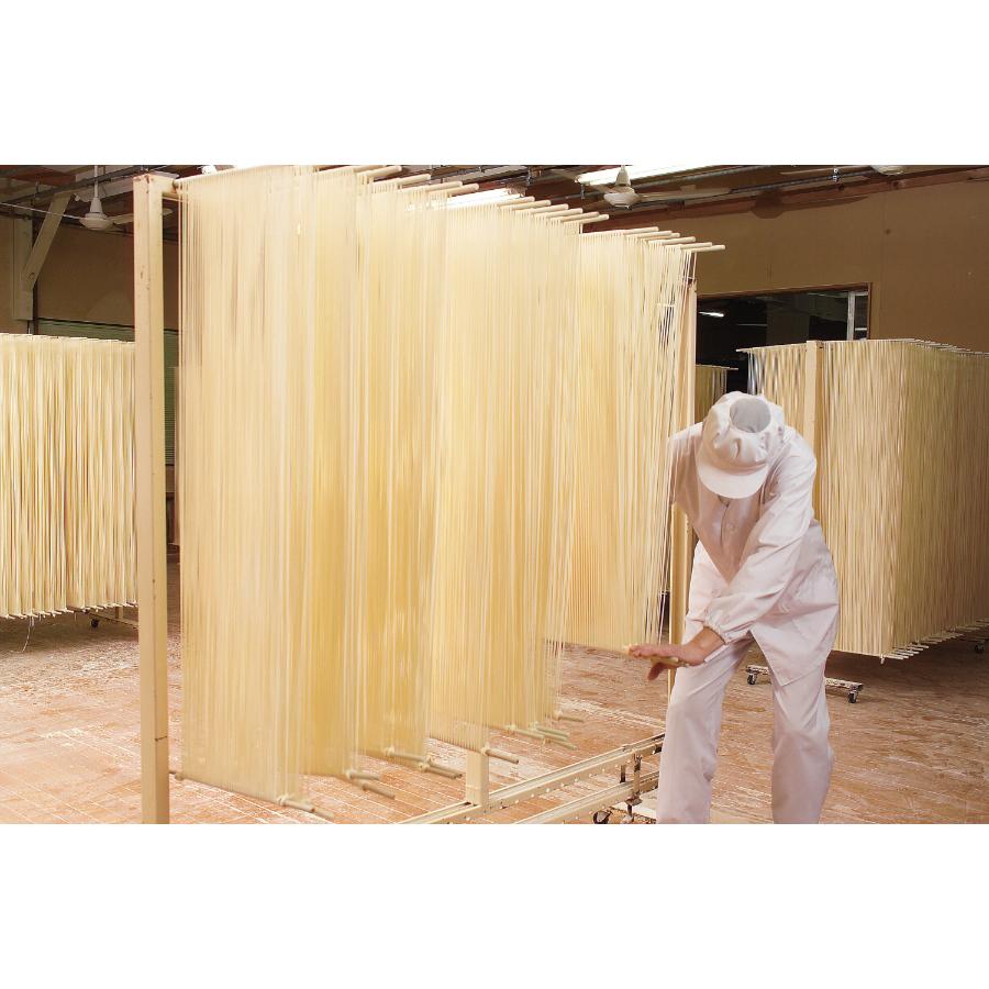 ＜延寿庵＞稲庭手延うどん・そうめん詰合せ/木箱 ISU-30F×2箱