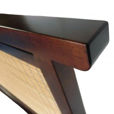 ふるさと納税 富田林市 土肥家具工芸の衝立 木簾50タイプ ブラウンxライトブラウン 天然木無垢材のインテリア家具間仕切り |  | 01