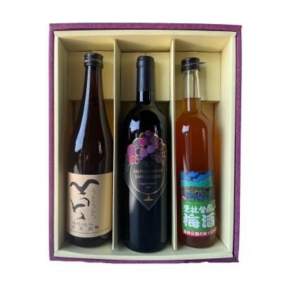 ふるさと納税 東かがわ市 蔵元のこだわり　讃岐の地酒セットA(さぬきワイン・小豆島酒造・綾菊酒造)