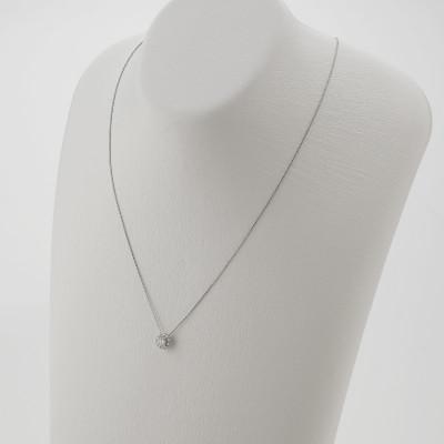 ふるさと納税 泉佐野市 ARC-EN-CIEL　PT ダイヤ 中石0.20ct 取り巻きペンダント【鑑定書付き】J014-4 |  | 02