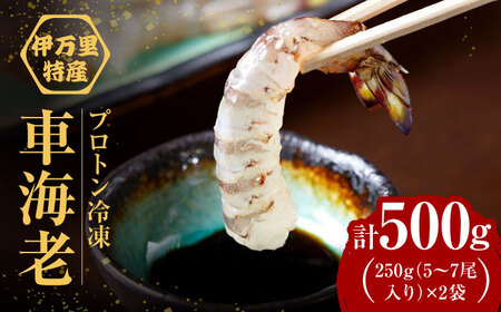 車海老 計500g（250g×2袋） / 佐賀県 / 株式会社拓水 伊万里クルマエビセンター [41AEAJ007]