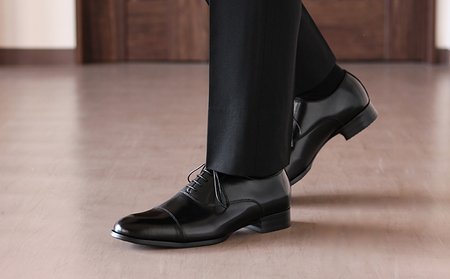 RERiSE TRIGGER RE-3001 本革ビジネスシューズ ストレートチップ BLACK 26.5cm（ブラック）