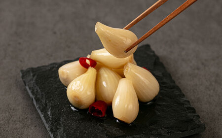 らっきょう 1.5kg（唐辛子750g・山椒750g）らっきょ ラッキョウ 辣韭 [ABDO005]