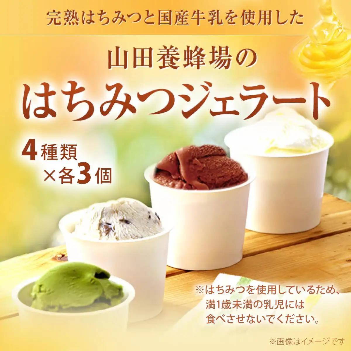 はちみつジェラート12個入 （26590）【006-a050】【山田養蜂場】