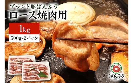 
										
										ブランド豚「ばんぶぅ」ロース焼肉用 1.0kg(500g×2パック)
									