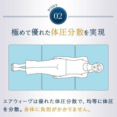ふるさと納税 大府市 【大府市産新米5合付き】エアウィーヴ ベッド マットレス S04  クイーン |  | 03