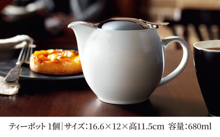【美濃焼】＜ローズ＞ユニバーサルティーポット 5人用 680ml【ZERO JAPAN】急須 キッチン雑貨 ティーポット [MBR218-12]