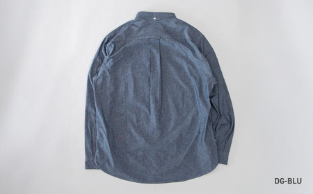 JAMES & CO. STANDARD SHIRT 「 Pujol 」カラー：DG-BLU（ダンガリーブルー）サイズ：4 | PUJOL スタンダードシャツ JAMES＆CO メンズ 長袖 シャツ 