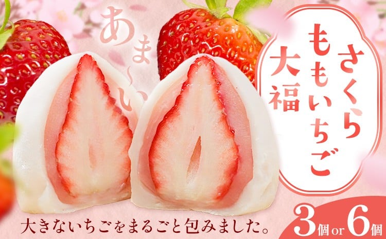 
                  大福 和菓子 さくらももいちご大福 苺大福 いちご大福 選べる個数 3個 6個 福屋 盛壽の郷《12月下旬-2月末頃出荷》徳島県 佐那河内村 送料無料 菓子 苺 デザート お取り寄せスイーツ さくらももいちご【配送不可地域あり】(北海道・東北・沖縄・離島)
                