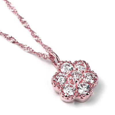 ふるさと納税 山梨県 K18PG ダイヤモンドペンダント　0.15CT　P5507DI-R |  | 01