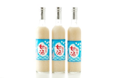 [J018]【定期便】能登甘酒３本セット（３回コース）