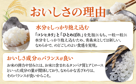 【ふるなび限定】新米 定期便 青森県産米 はれわたり 10kg 6回定期便 特Aブランド米 FN-Limited-PR