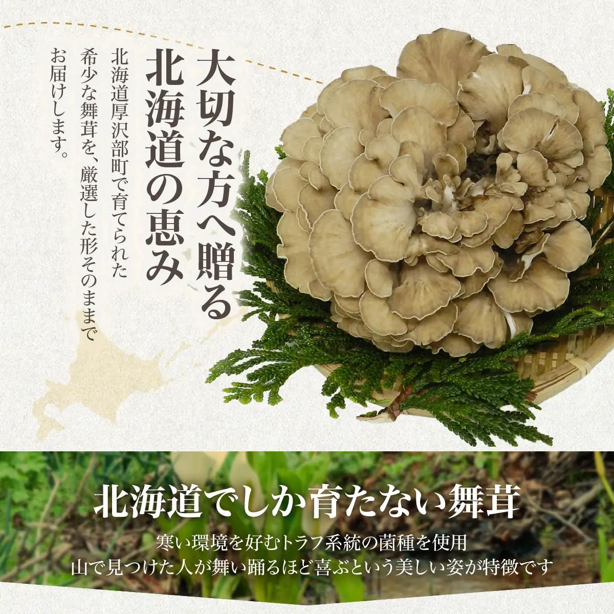 【肉厚・香り豊か】厚沢部の極み えぞ舞茸 500g×8個 ご家庭用（バラタイプ） 北海道厚沢部町産 渋田きのこ園 冷蔵直送 ASM003