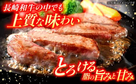 【12回定期便】長崎和牛 サーロインステーキ 180g×4枚【株式会社田中精肉店】 [OCA020]