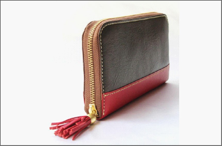 長財布【福岡市内製造】＜チョコ＞