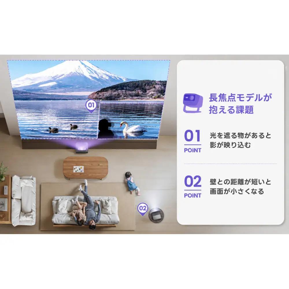 PJ26【JMGO O2S Ultra 4K】VGPホームシアター大賞 3色レーザー 明るい 高輝度 ハイエンド ホームプロジェクター GoogleTV 搭載 ホームシアター 家庭用 自動台形補正