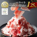 【ふるさと納税】 ※レビューキャンペーン※ 宮崎県産豚肉放牧豚パラパラ小間切れ1.25kg - 豚肉 豚 肉 小間切れ 細切れ 炒め物 宮崎県 川南町 送料無料 D08101