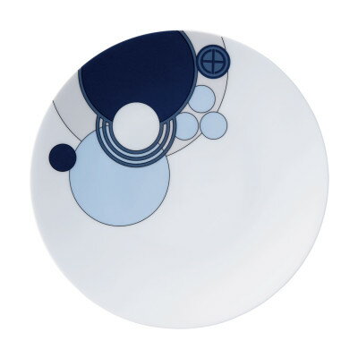 【ふるさと納税】ノリタケ【フランク・ロイド・ライト インペリアルブルー】24.5cmクーププレート【1638198】