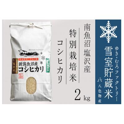 ふるさと納税 南魚沼市 特別栽培米 雪室貯蔵米 南魚沼塩沢産コシヒカリ2kg　