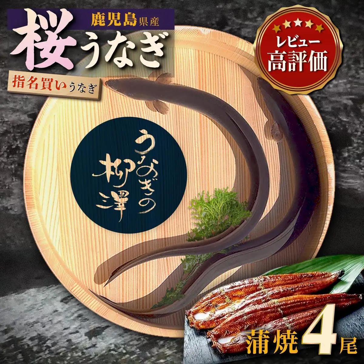 うなぎ の柳澤 うなぎ 蒲焼4尾（計680g）