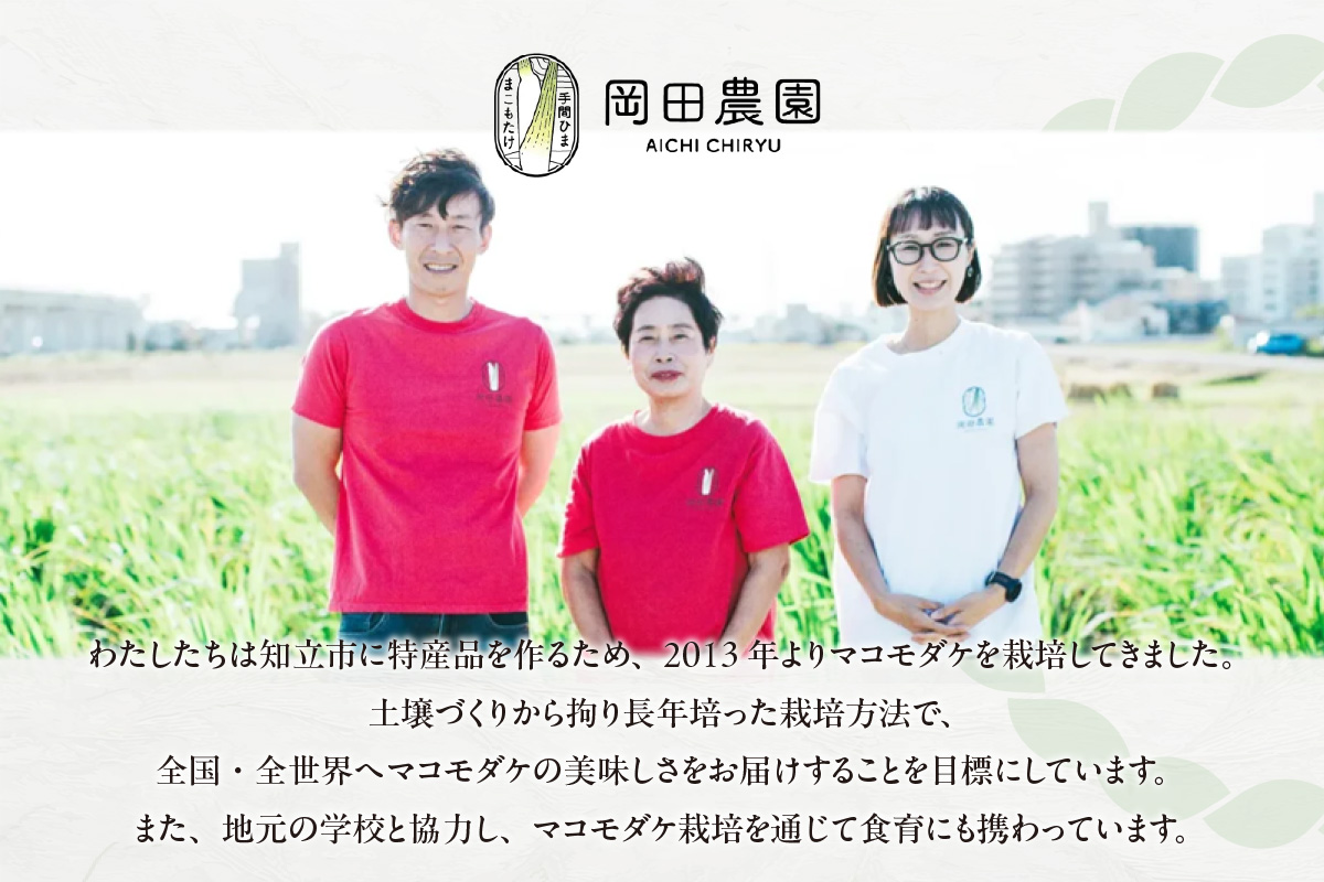 知立市特産　マコモタケ(1kg)　（6～8本）（2158）