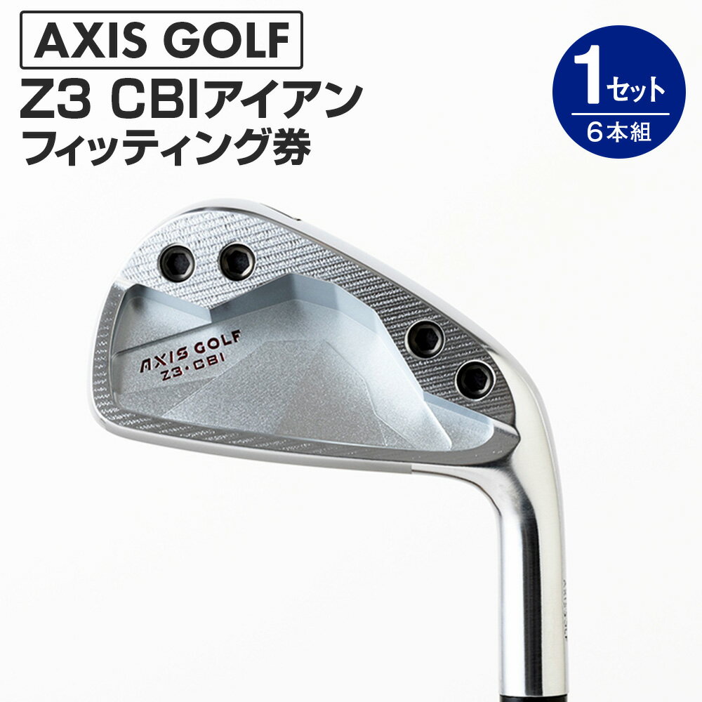 【ふるさと納税】【アクシスゴルフ】Z3 CBIアイアン 1セット（6本組）【フィッティング券 スペック要相談】スチールシャフト ゴルフクラブのカスタマイズ オリジナル　選べる　選択　中・上級者　操作性　使いやすい　おしゃれ　axisgolf Z3CBI
