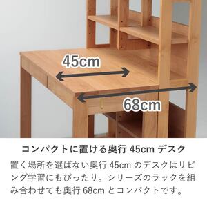 学習デスク2点セット(カルロ 100本体・100ラック)