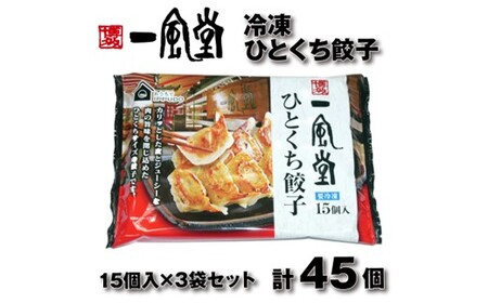 ZF142.博多一風堂ひとくち餃子（3セット）