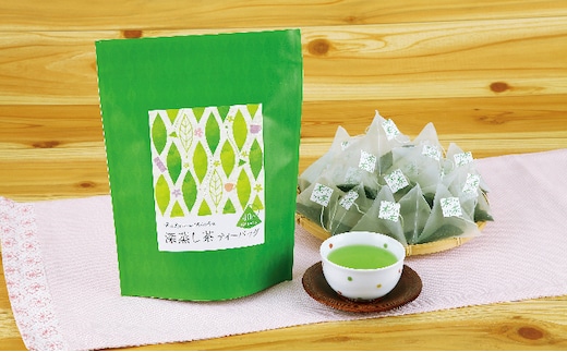 
										
										深蒸し煎茶ティーバッグ（40個入×2袋） 〈お茶 茶 煎茶 緑茶 深蒸し茶 深むし 宇治 京都 ティーバッグ 加工食品〉
									