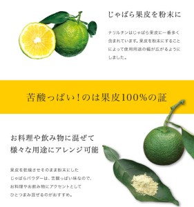 【ふるさと納税】じゃばらパウダー100g×2袋【njb381-y2A】