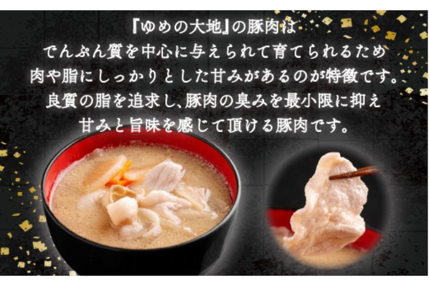 【平取町産四元豚】ゆめの大地豚ローススライス200g×5パック計1ｋｇ BRTD007_イメージ3