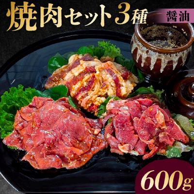 ふるさと納税 渋谷区 焼肉セット 3種 (醤油)【195016】 | 