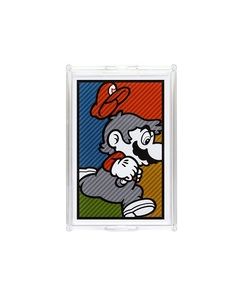 マリオトランプNo.6（レトロアート）+マリオ花札赤セット BT16