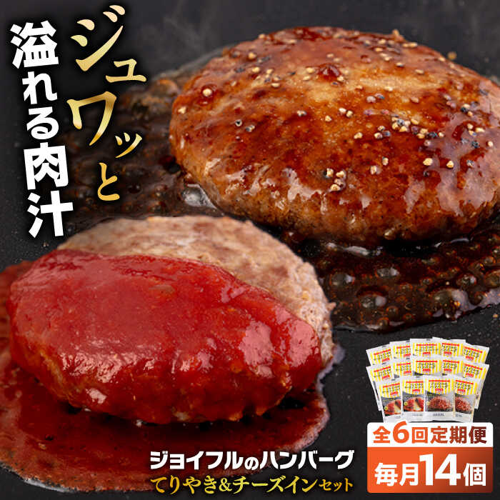 【ふるさと納税】【全6回定期便】ジョイフル ハンバーグ スペシャル 詰め合わせ 2種 14個 セット《築上町》【株式会社　ジョイフル】[ABAA076]