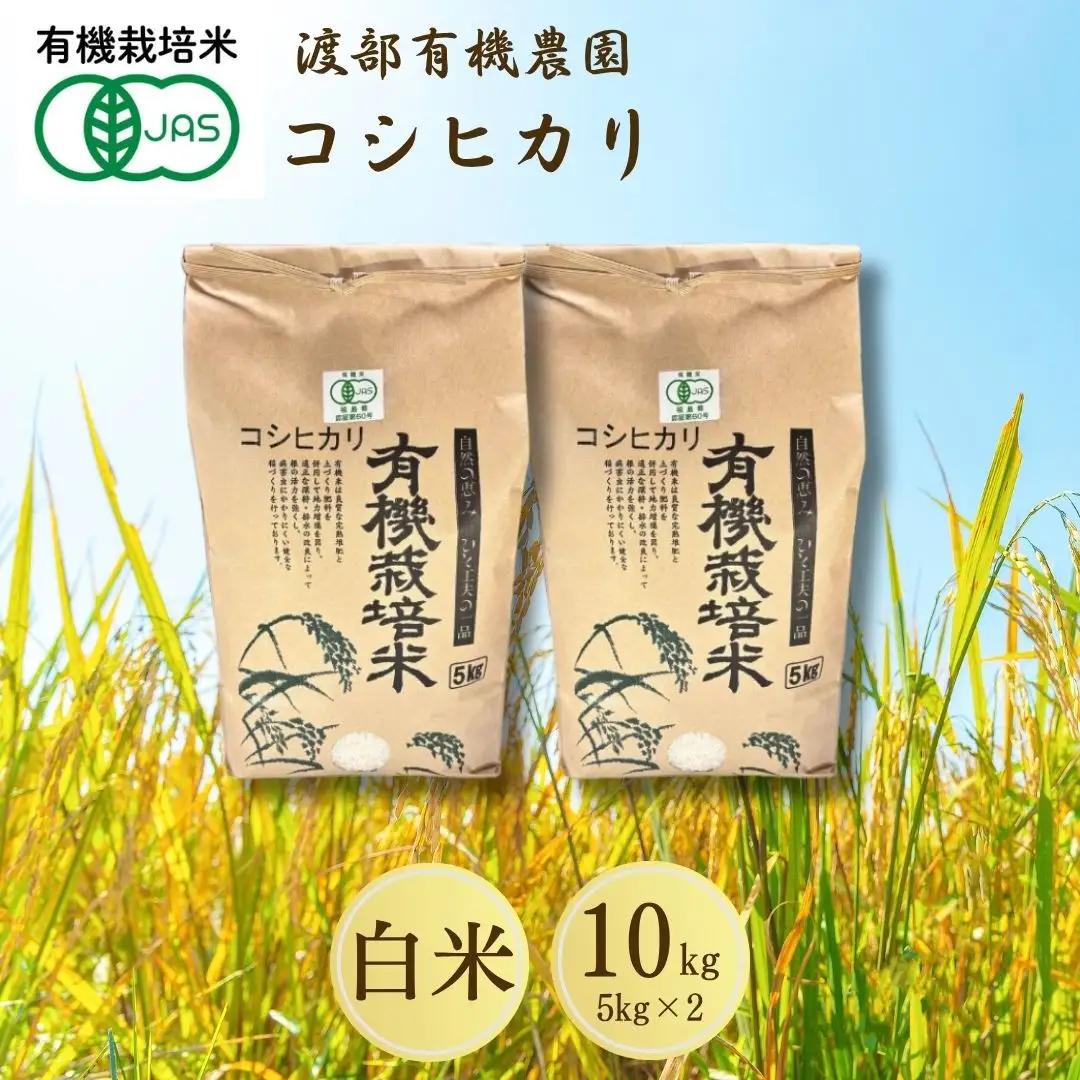 JAS有機米 コシヒカリ 玄米 10kg | 令和7年産 渡部有機農園