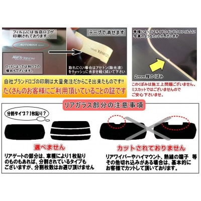 リア (s) アリア FE0 (5%) カット済み カーフィルム ARIYA FE0型 日産用【1715442】