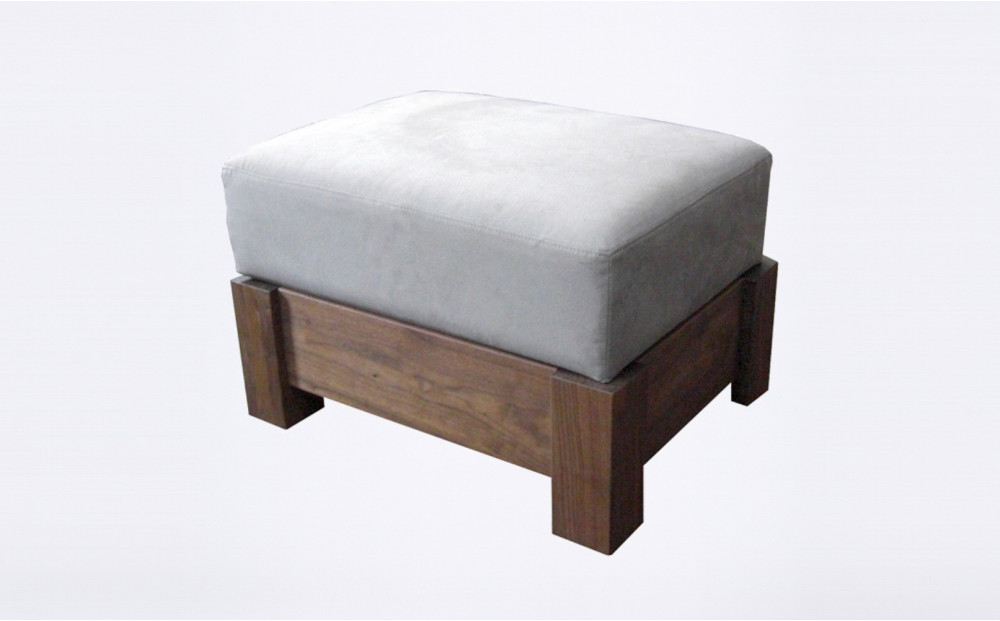 ボガートオットマン　無垢材　アメリカンヴィンテージデザイン