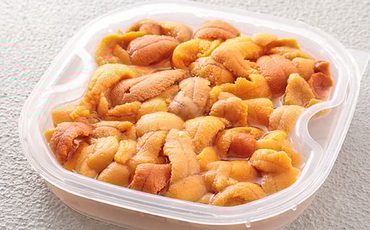 A-24010【年内配送可○】  エゾバフンウニ(黄色～赤色)100g～110g[10月下旬以降発送]