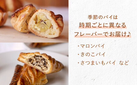 アップルパイと季節のパイ2種 （各2個） 計6個セット 個包装 冷凍 スイーツ 洋菓子 詰め合わせ 白川町 / hokimoto[AWCF002]