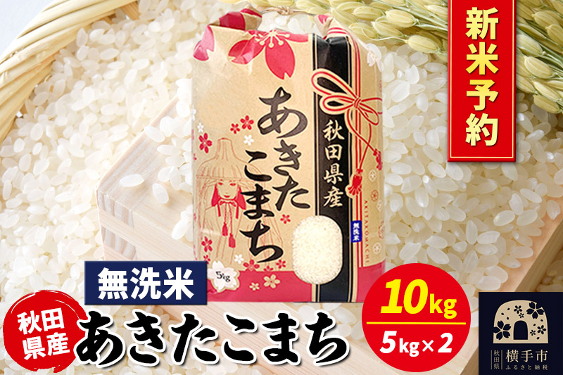 
            《令和7年産 新米受付》あきたこまち 10kg（5kg×2袋）【無洗米】秋田県産 こまちライン
          