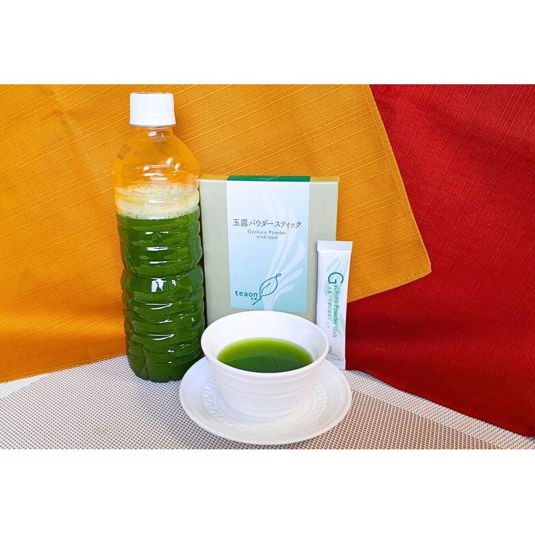 リーフティー、ティーバック、パウダー3種の玉露セット〈玉露 お茶 茶 煎茶 緑茶 リーフ 茶葉 ティーバッグ スティック セット〉_イメージ4