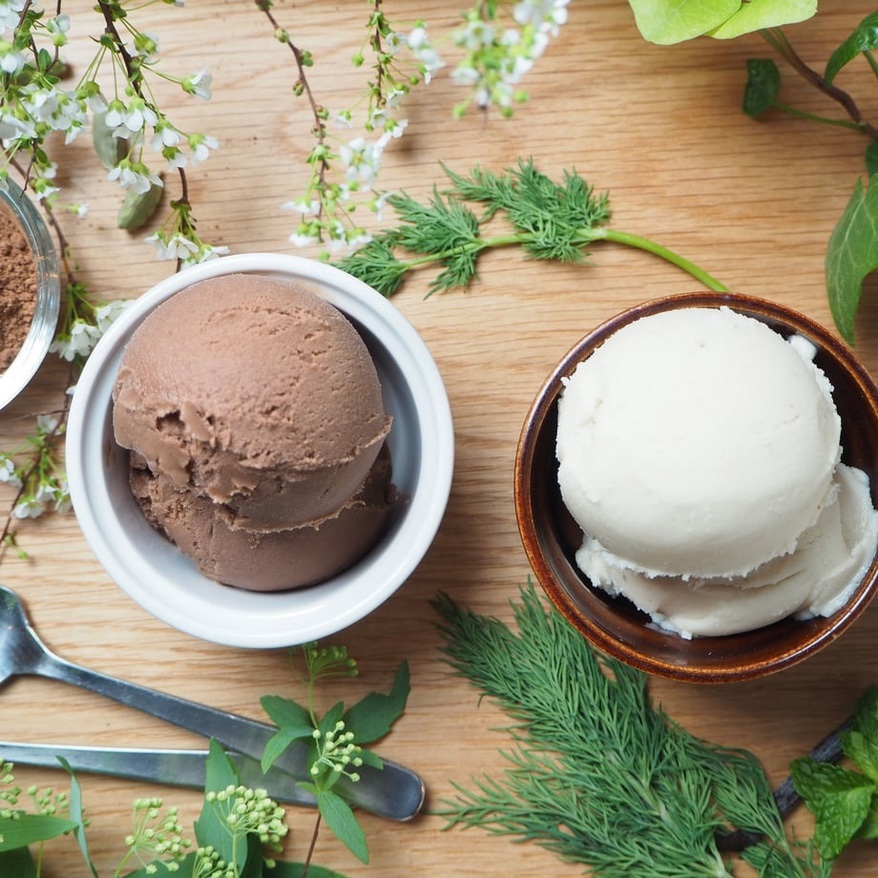 レインボーバードランデヴー　ミルキーveganアイスセレクション　6個入　(バニラ、スパイスチョコ、コーヒー、ストロベリー、抹茶、ミルキーローズ）