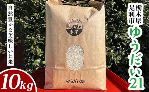 
            令和7年産 新米 栃木県足利市産 ゆうだい21 10kg〈5kg×2袋〉 精米 白米 米 こめ ごはん 食品 栃木県 足利市 F7Z-1811
          