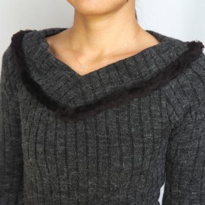 ふるさと納税 山梨県 K18PG 0.10ctダイヤモンド　アーチペンダントネックレス　HH018404 |  | 03