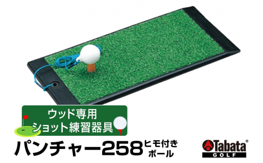 タバタ Tabata パンチャー258 ヒモ付きボールGV0258 ゴルフ ゴルフ用品 パンチャー 練習 ゴルフ練習 茨城県 練習器具 ショット トレーニング ho1320