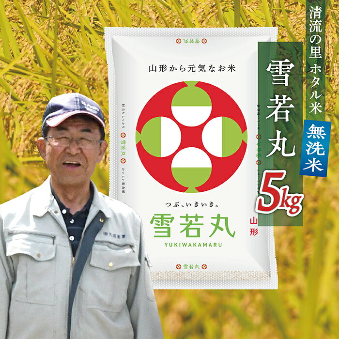 【ふるさと納税】令和7年産【無洗米】最上町産 ホタル米 雪若丸 5kg×1袋