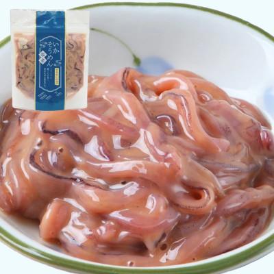 ふるさと納税 北斗市 【道水】お刺身いかそうめん 業務用パック550g(いか耳塩辛110g付き) |  | 02