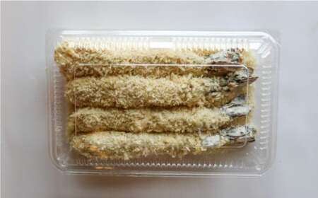 【定期便3回】まるは食堂 訳ありエビフライ 4本セット 愛知県 南知多町 南知多名産認定品
