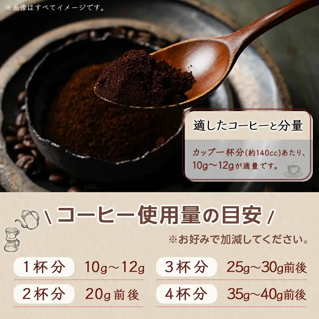 焙煎職人こだわりのコーヒー【粉】250g 小分けパック(ジッパー・バルブ付) 中深煎り※ポスト投函≪かんたんドリップ30枚付≫≪みやこんじょ特急便≫〔LB-3301-Q〕_(都城市) 保存に便利 中挽
